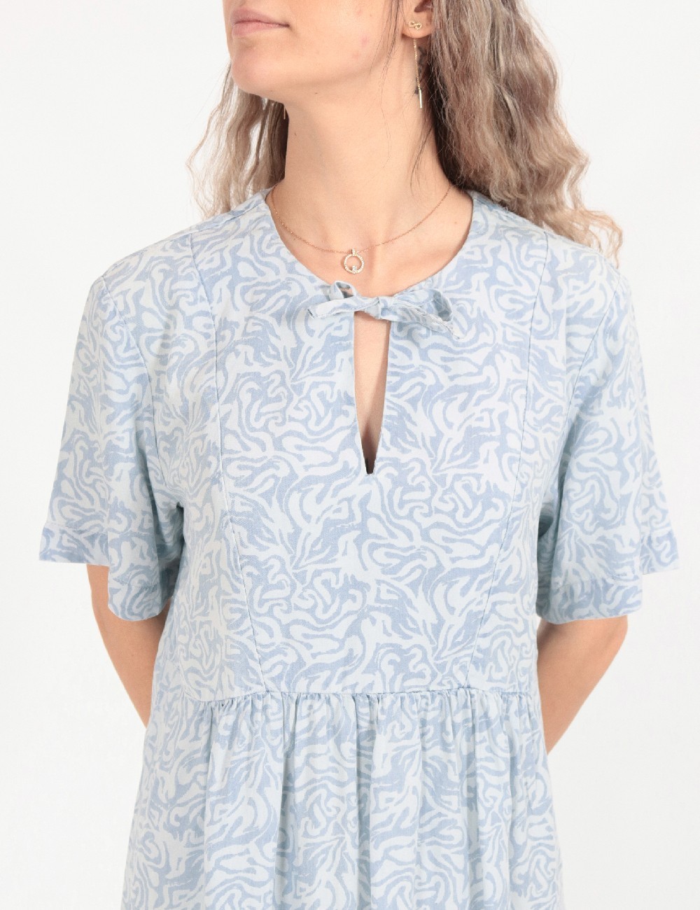 Rochie scurta Vero Moda, albastru - 1 | YEO