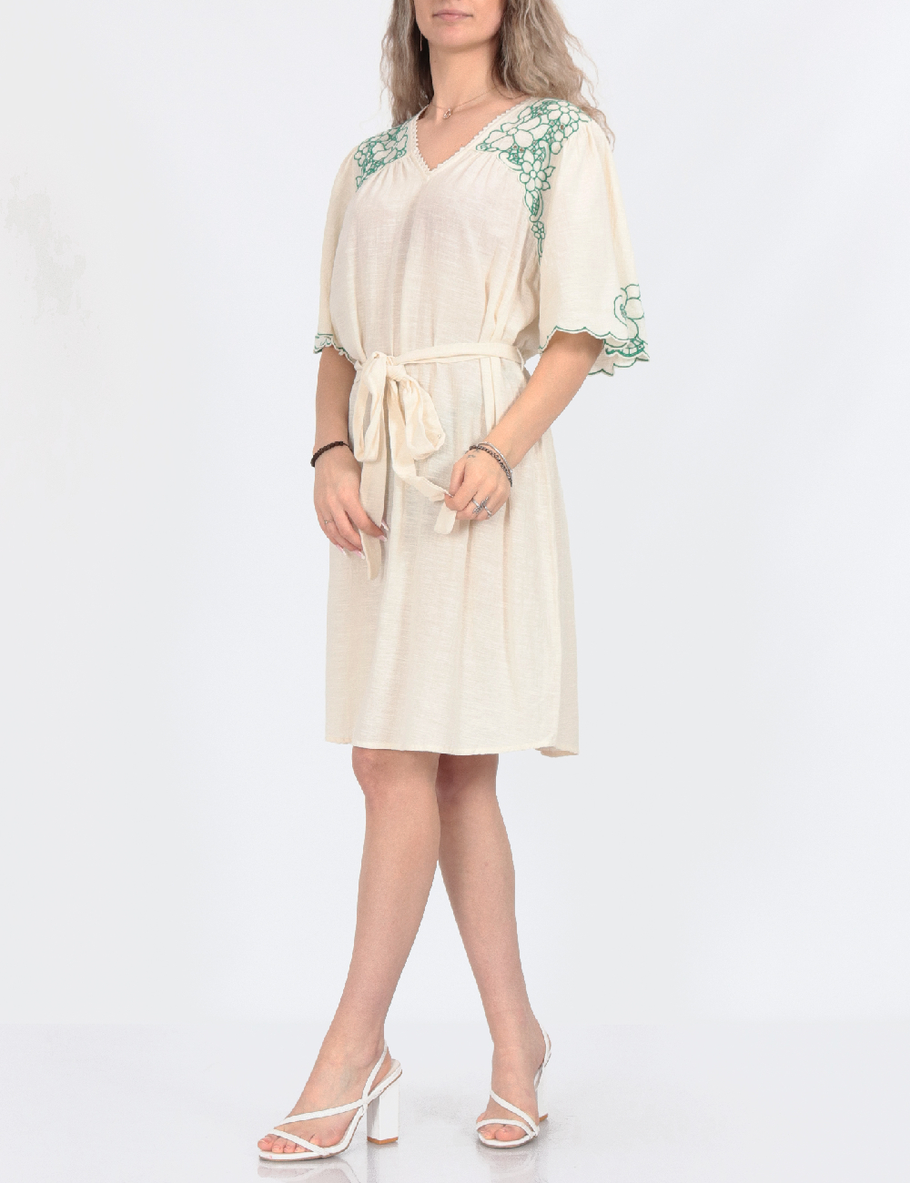 Rochie scurta Vero Moda, crem
