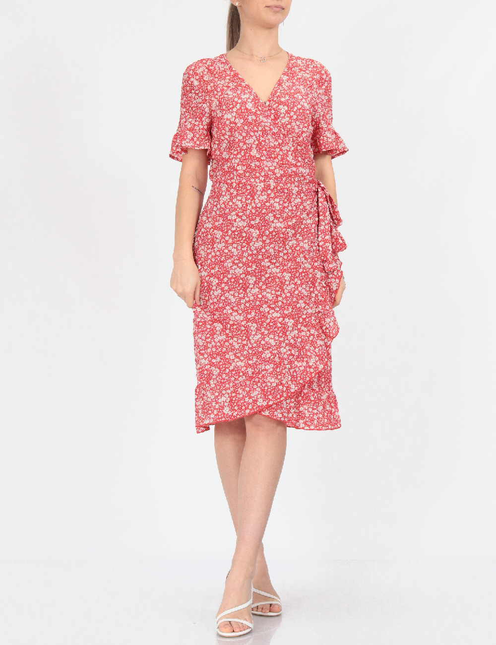 Rochie scurta Vero Moda, rosu