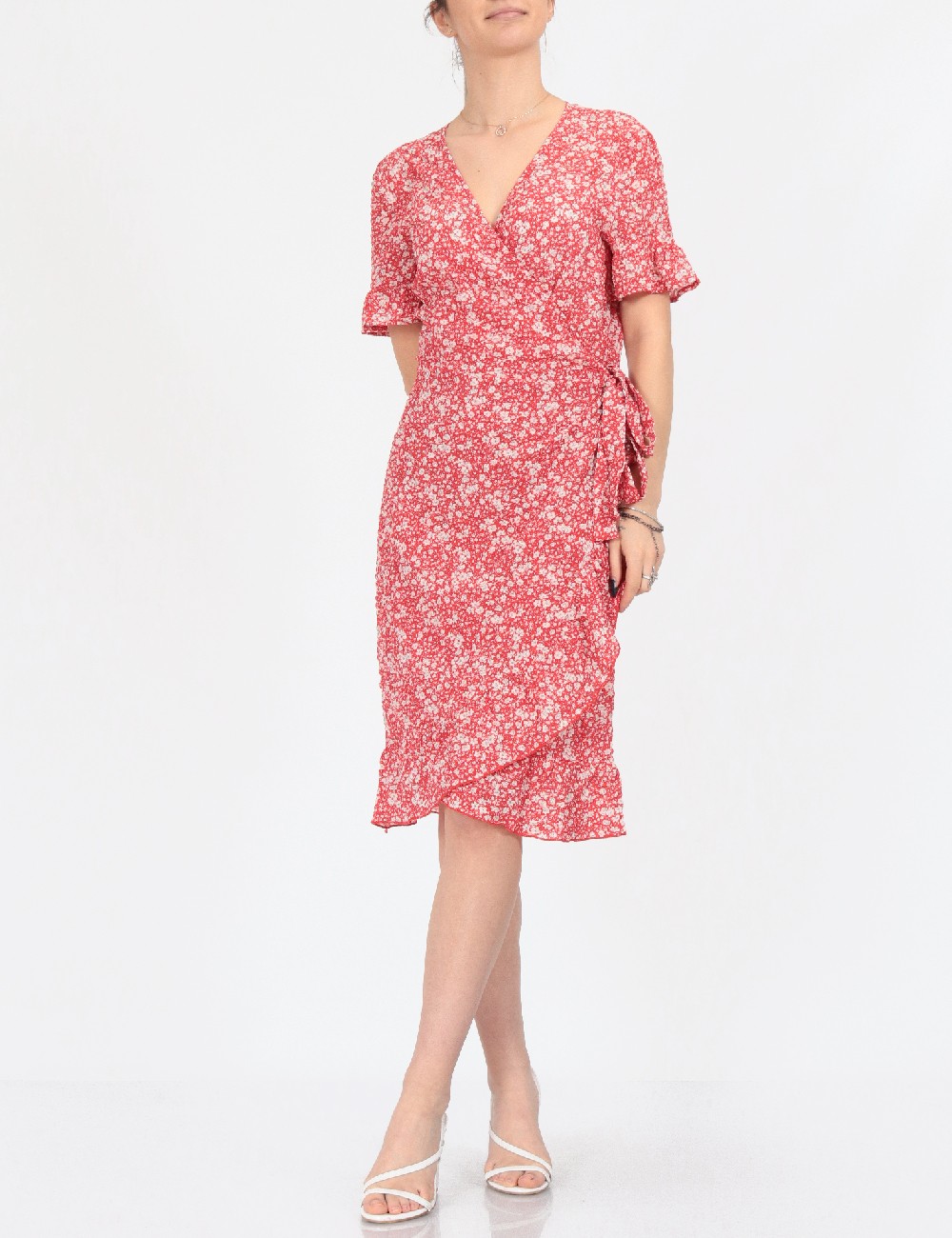 Rochie scurta Vero Moda, rosu - 1 | YEO
