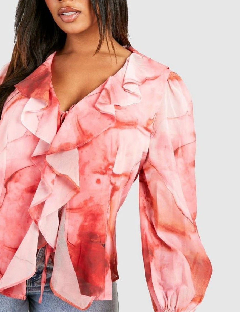 Bluza Boohoo Plus Size, roz - 1 | YEO