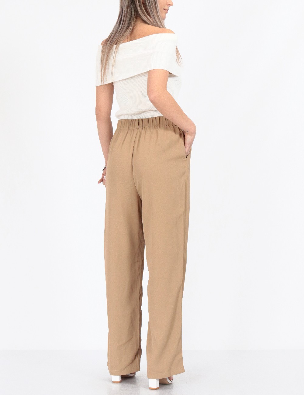 Pantaloni Dazy, maro - 1 | YEO
