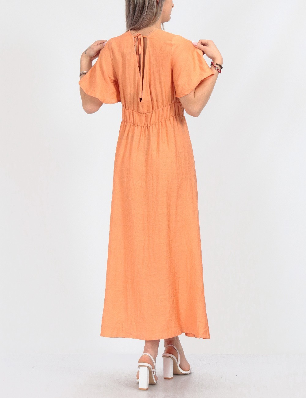 Rochie lunga Vero Moda, portocaliu - 1 | YEO