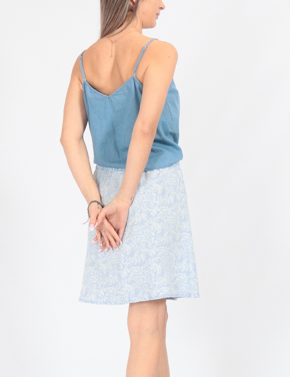 Fusta Vero Moda, albastru - 1 | YEO