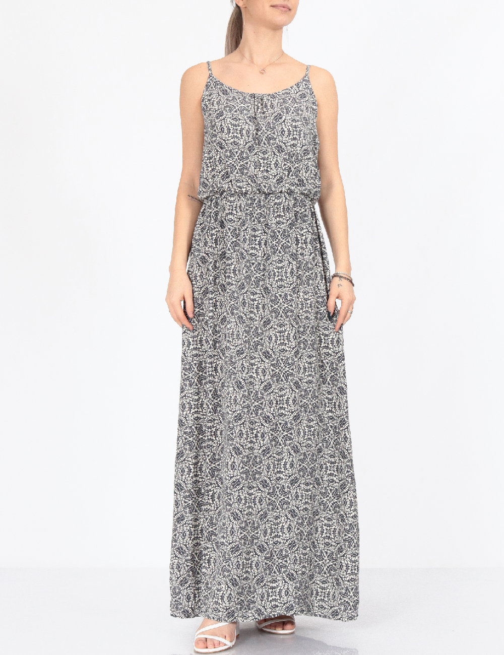 Rochie lunga Only, gri