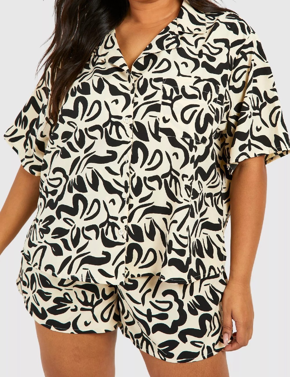 Compleu Boohoo Plus Size, galben - 1 | YEO
