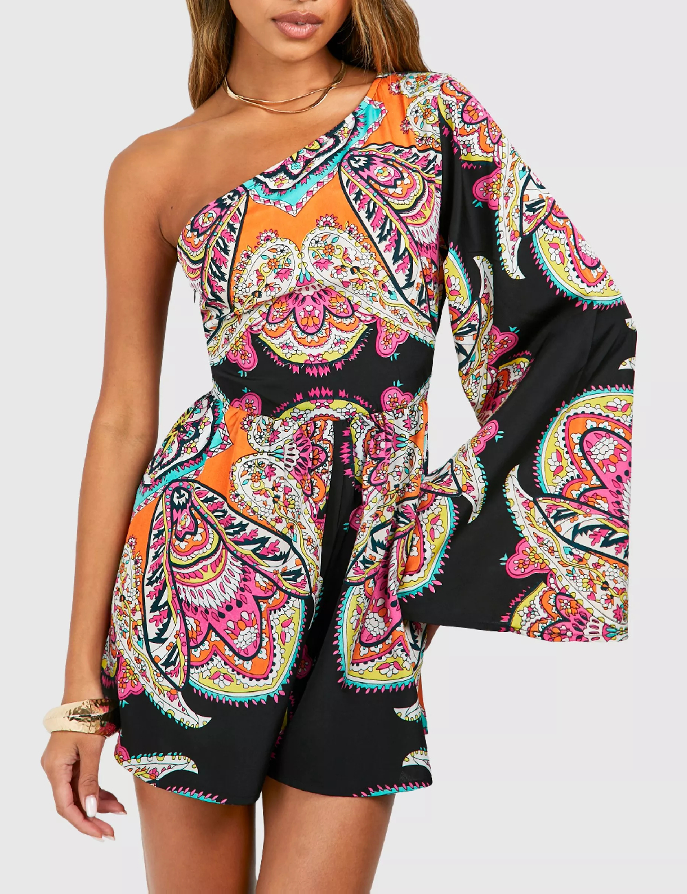 Salopeta Boohoo, mix culori