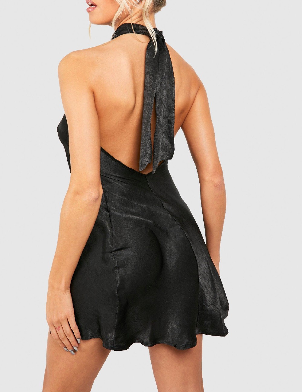 Rochie scurta Boohoo, negru - 1 | YEO
