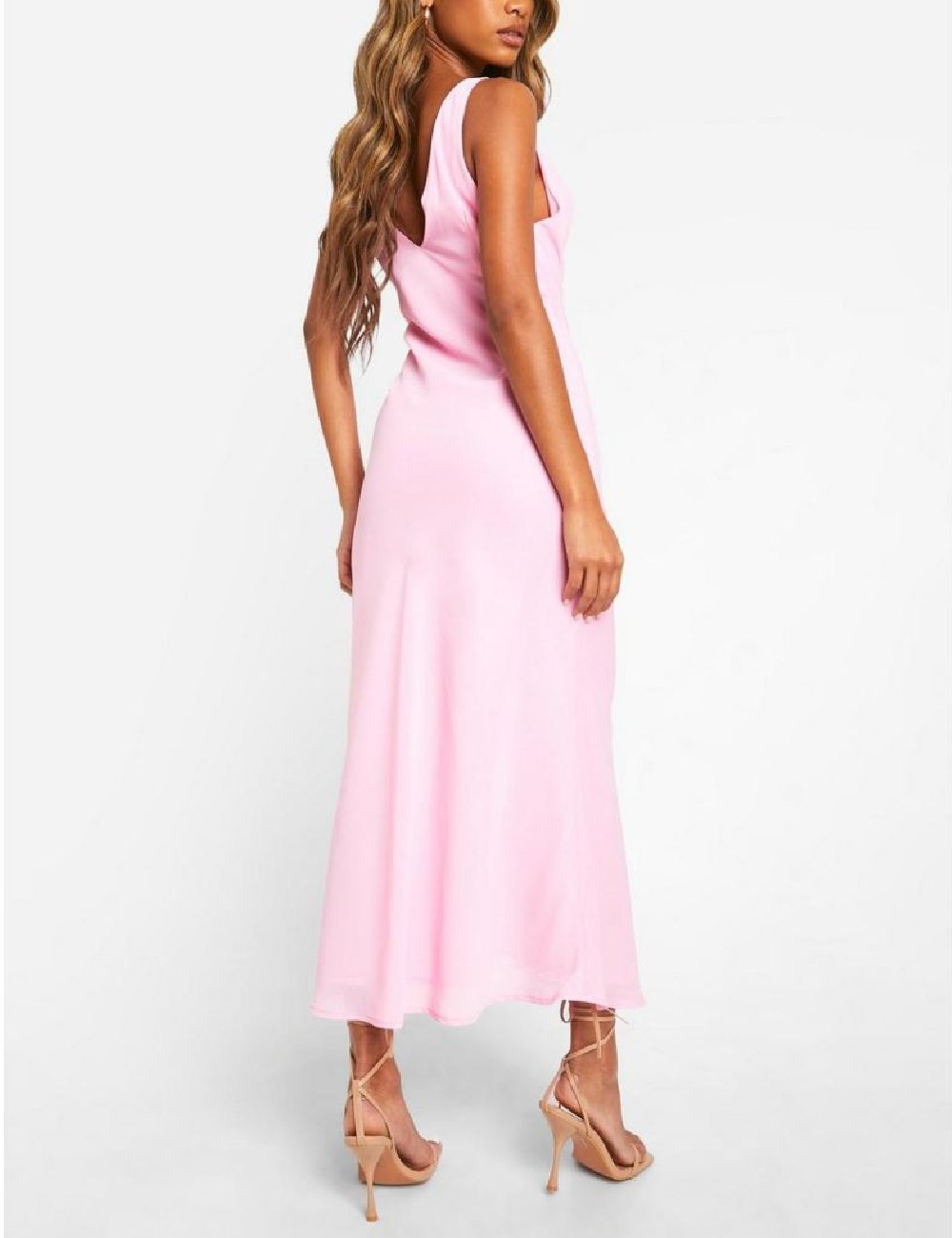 Rochie medie Boohoo, roz - 1 | YEO