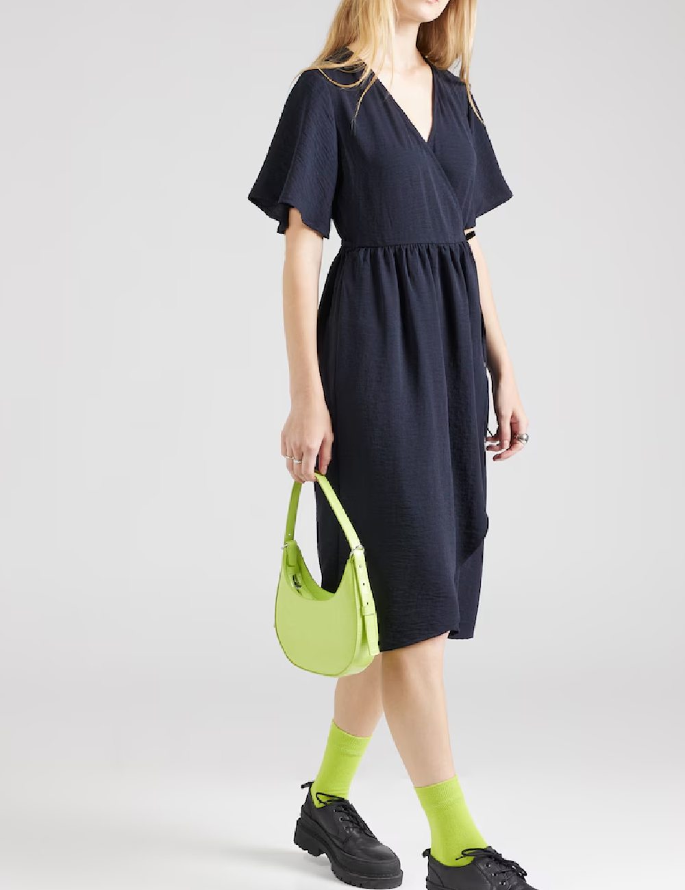 Rochie medie Jacqueline de Yong, bleumarin