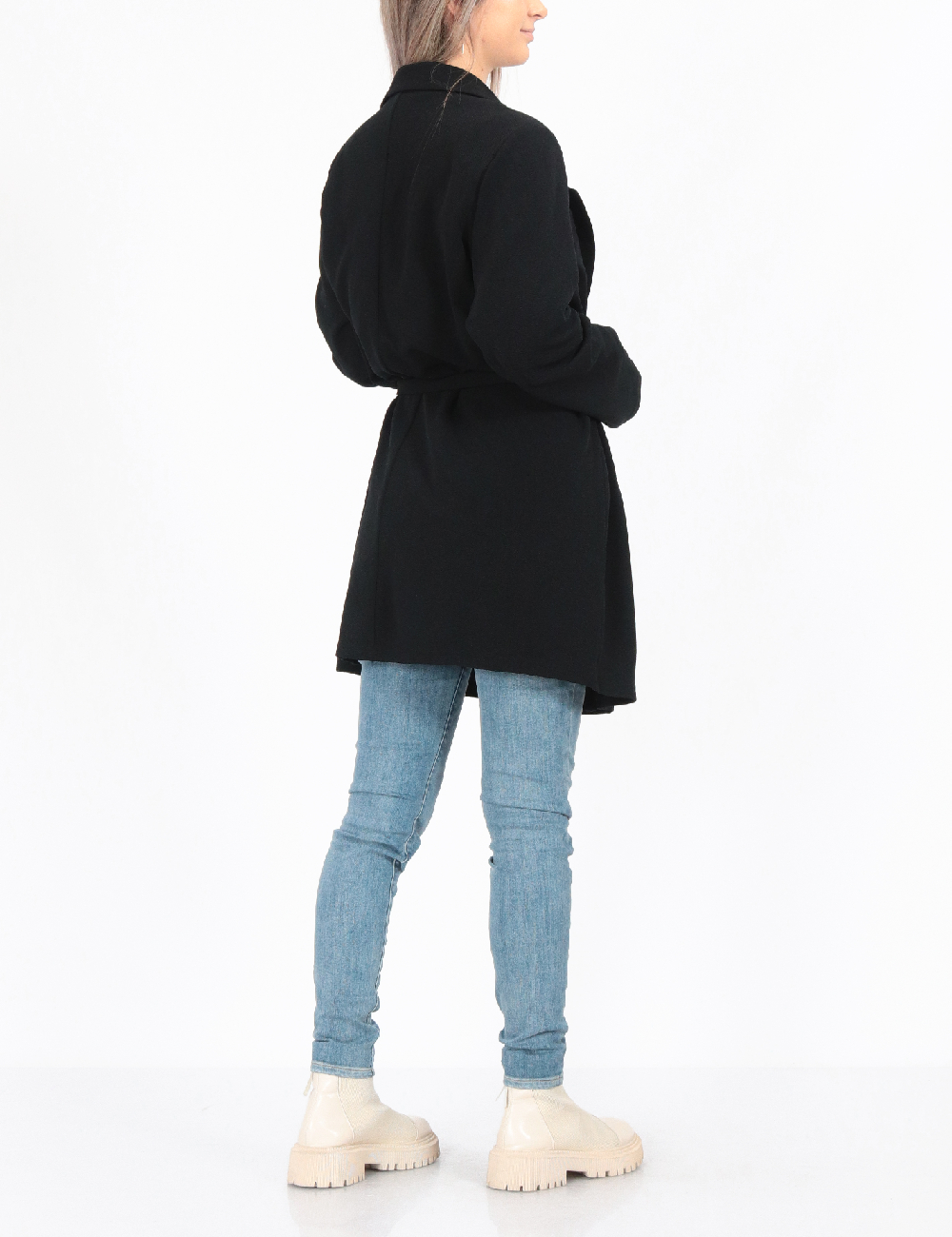 Cardigan Pieces, negru - 1 | YEO