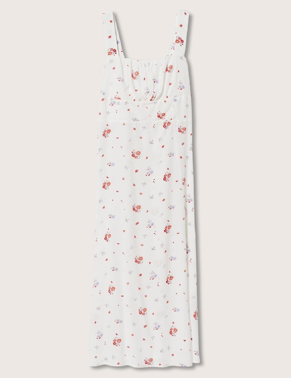 Rochie medie Mango Violeta, alb - 1 | YEO