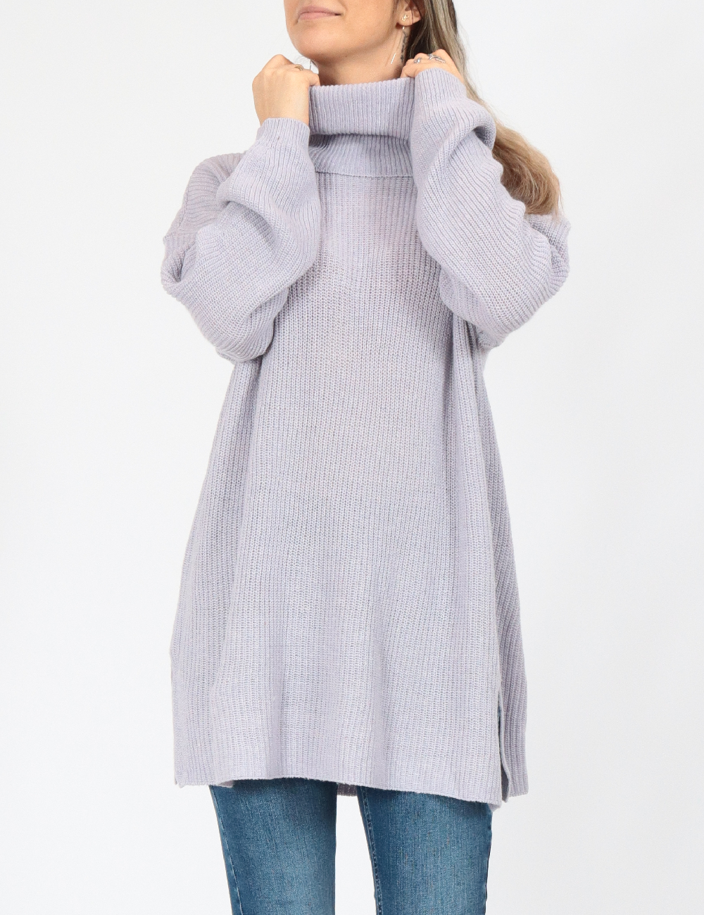 Pulover Oversize Vero Moda, lila