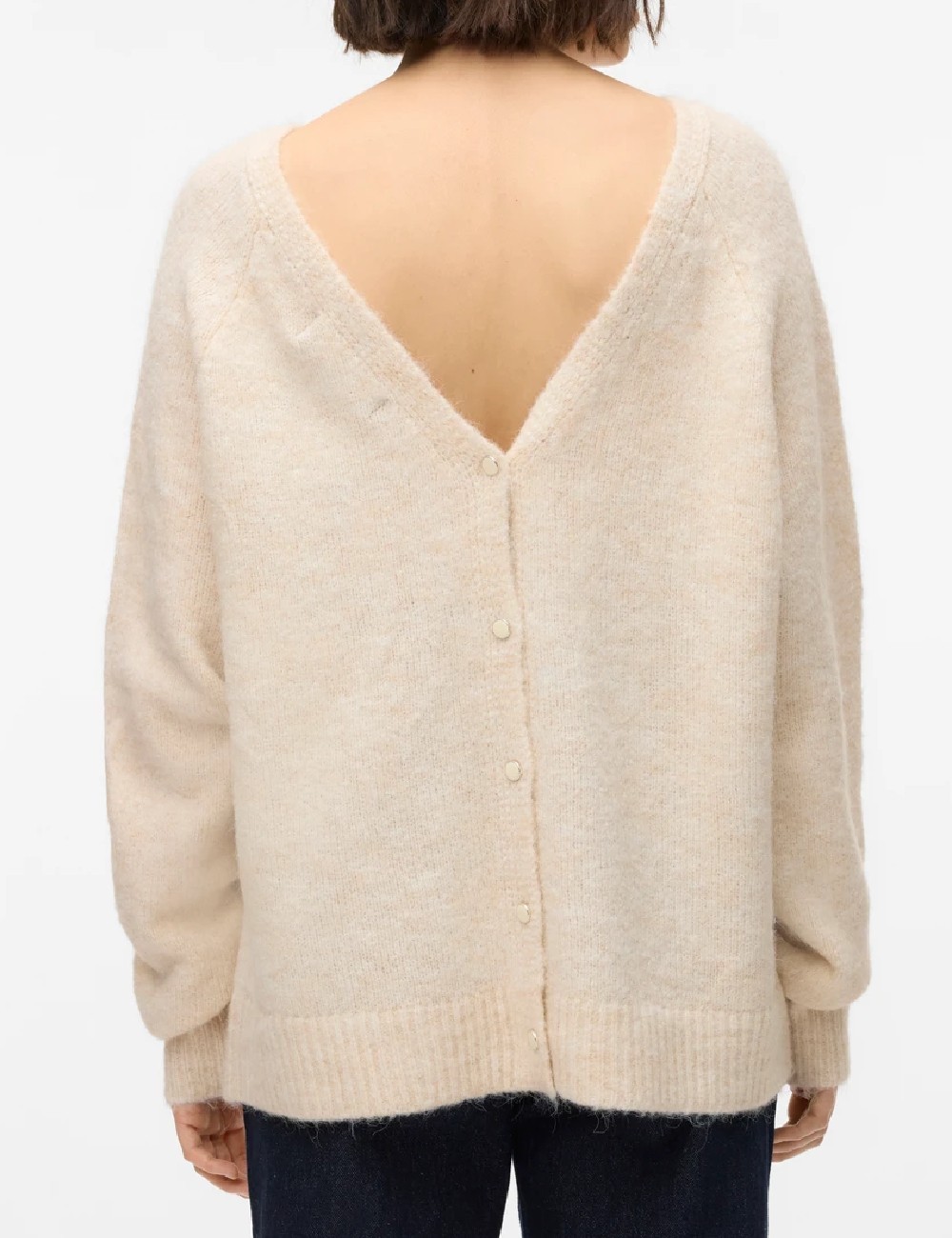 Pulover reversibil Vero Moda, crem - 1 | YEO