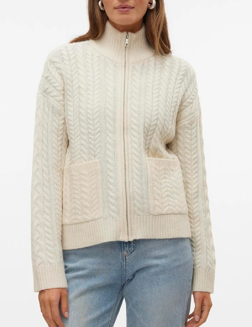 Cardigan Vero Moda, crem