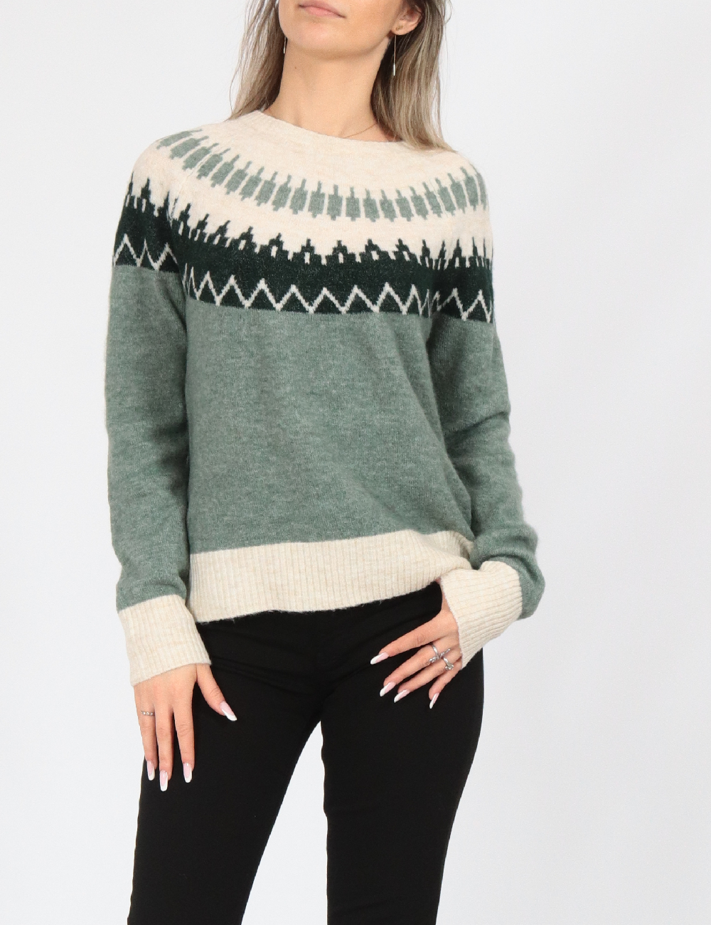 Pulover Vero Moda, verde