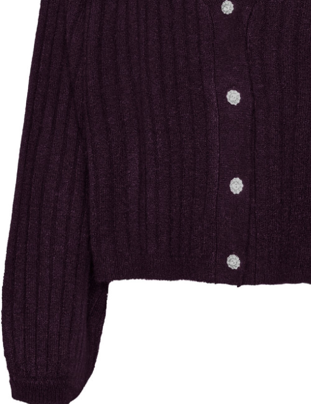 Cardigan Vero Moda, pruna - 1 | YEO