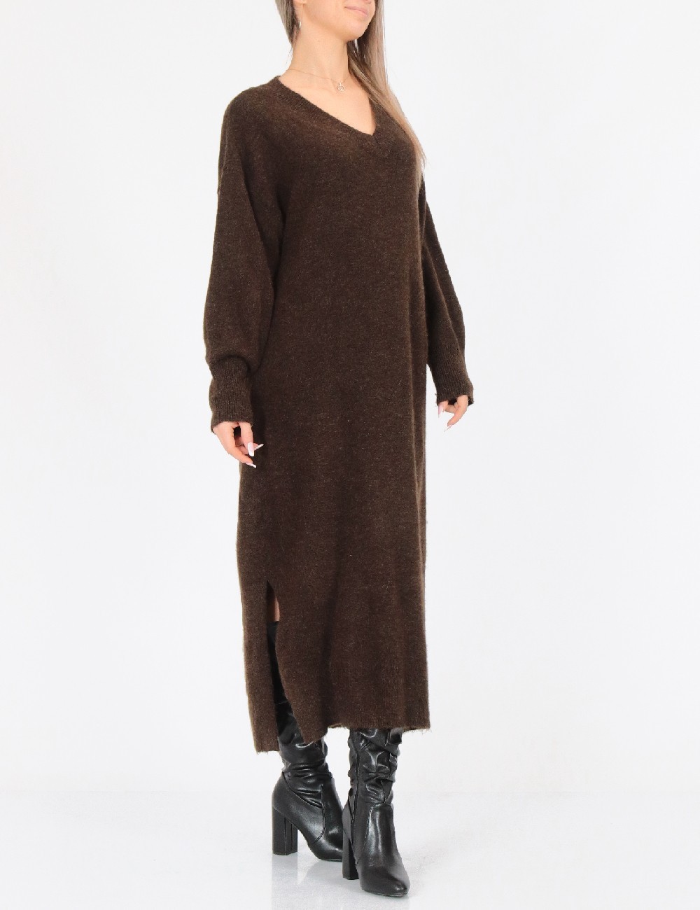 Rochie medie Vero Moda, maro - 1 | YEO
