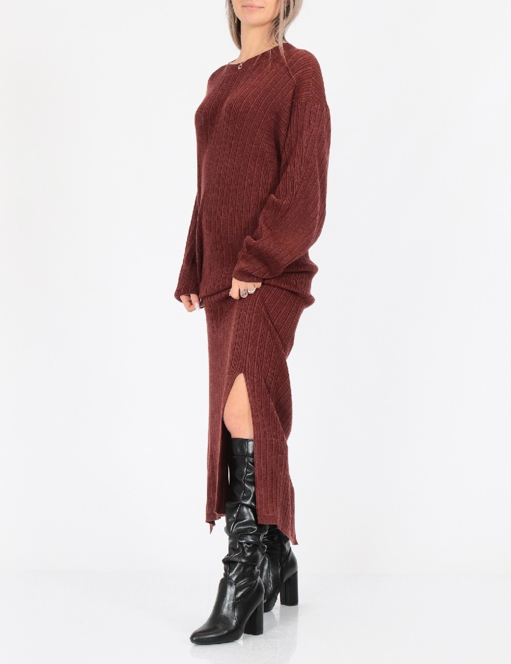 Rochie lunga Vero Moda, maro - 1 | YEO