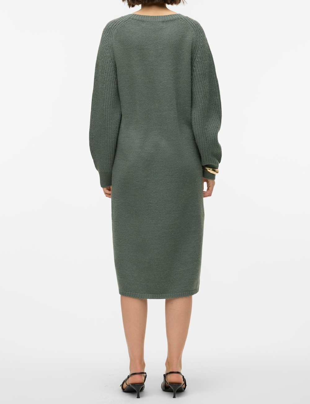 Rochie medie Vero Moda, verde - 1 | YEO