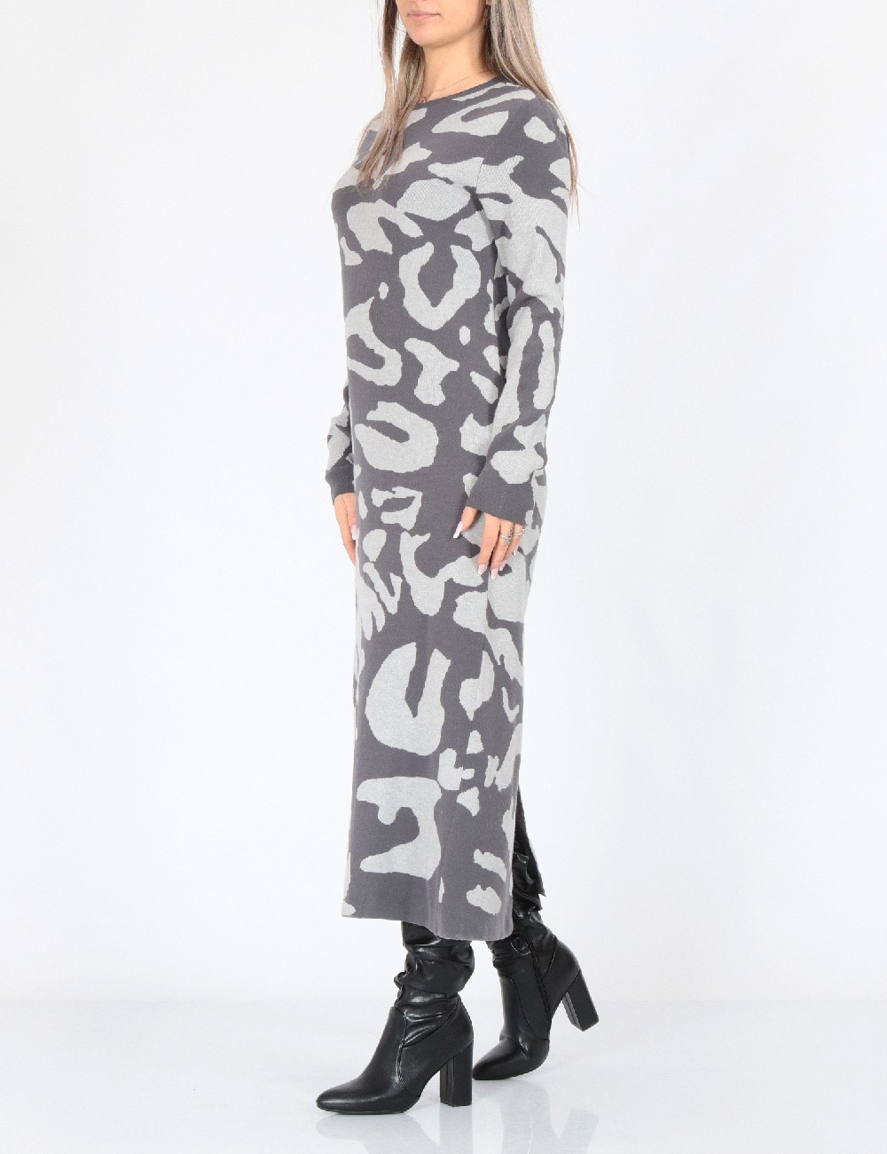 Rochie lunga Vero Moda, gri - 1 | YEO