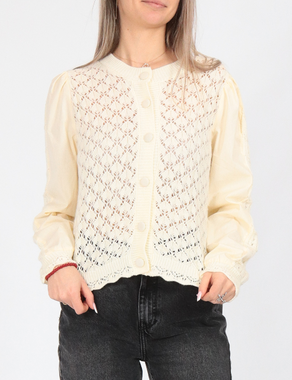 Cardigan Vero Moda, crem