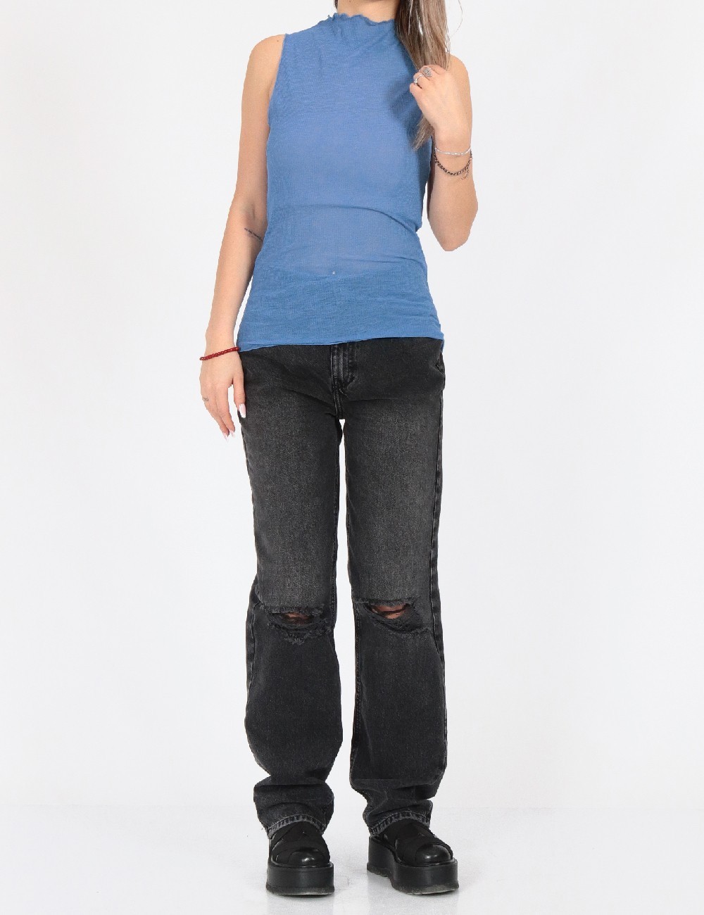 Maiou Vero Moda, albastru - 1 | YEO
