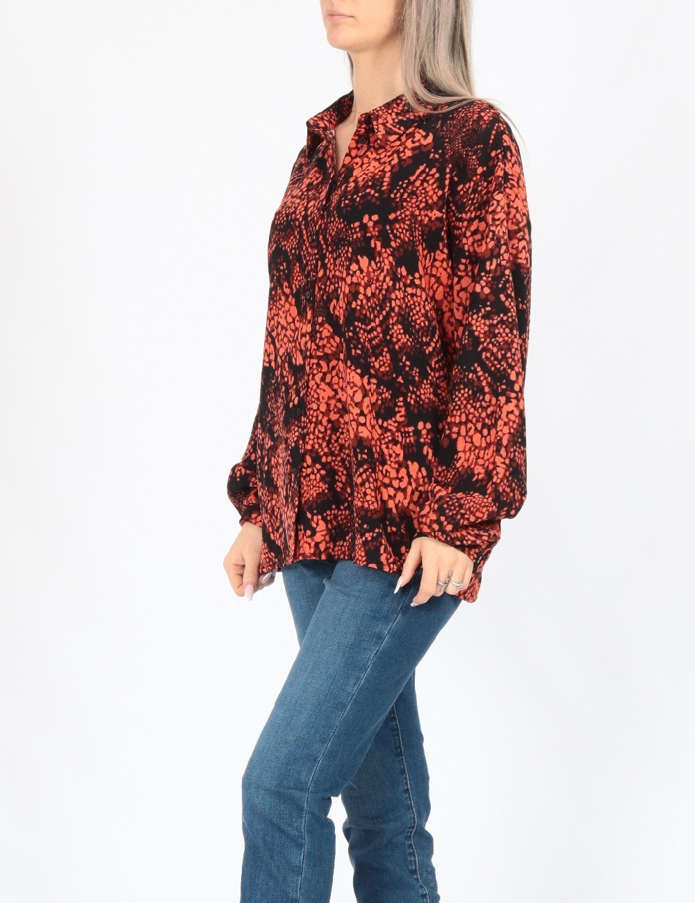 Camasa Vero Moda, portoca - 1 | YEO