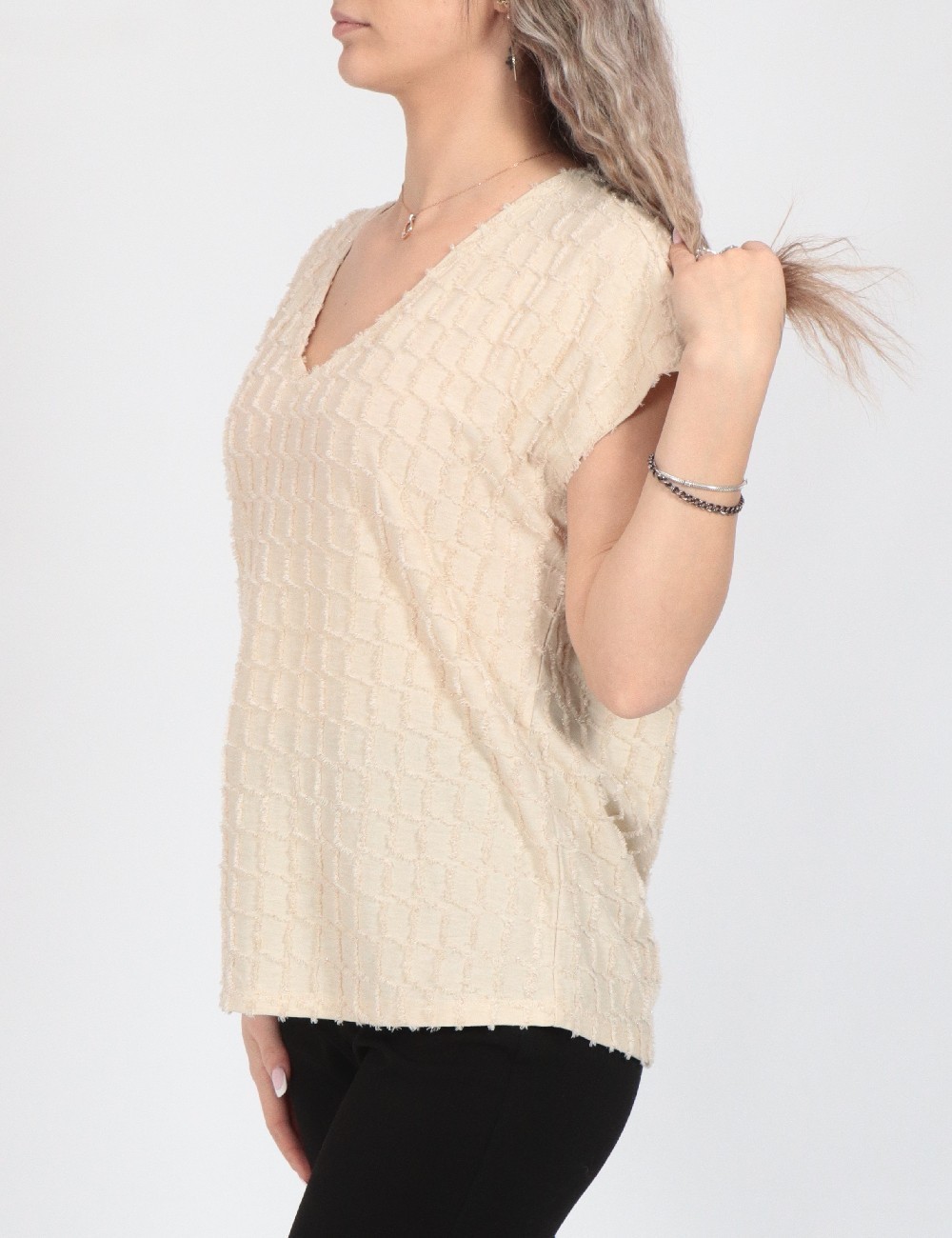 Bluza Vero Moda, ecru - 1 | YEO