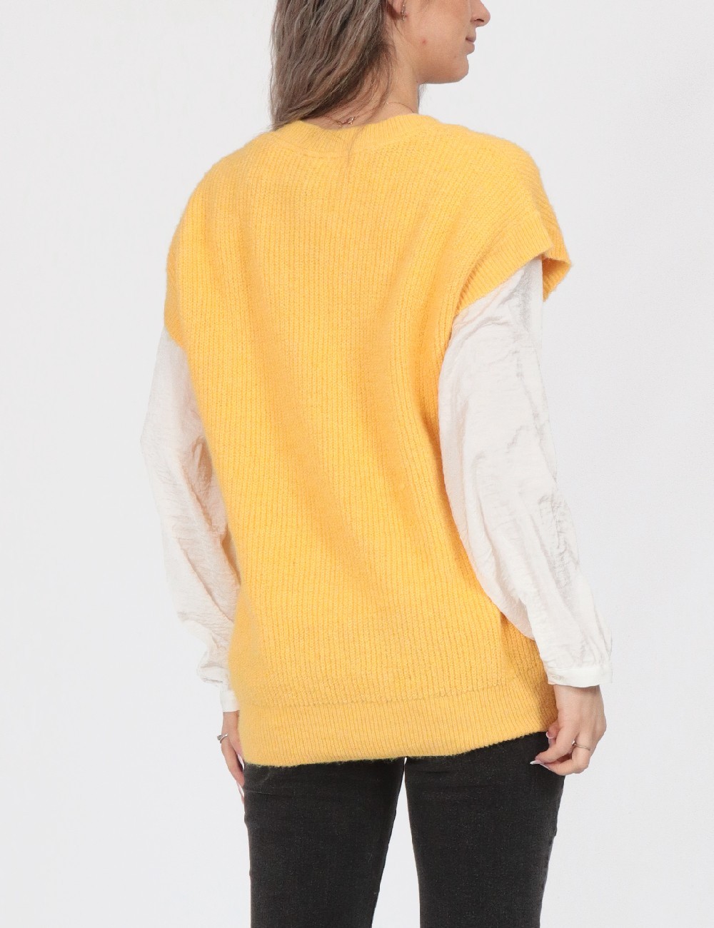 Vesta oversize Noisy May, galben - 1 | YEO