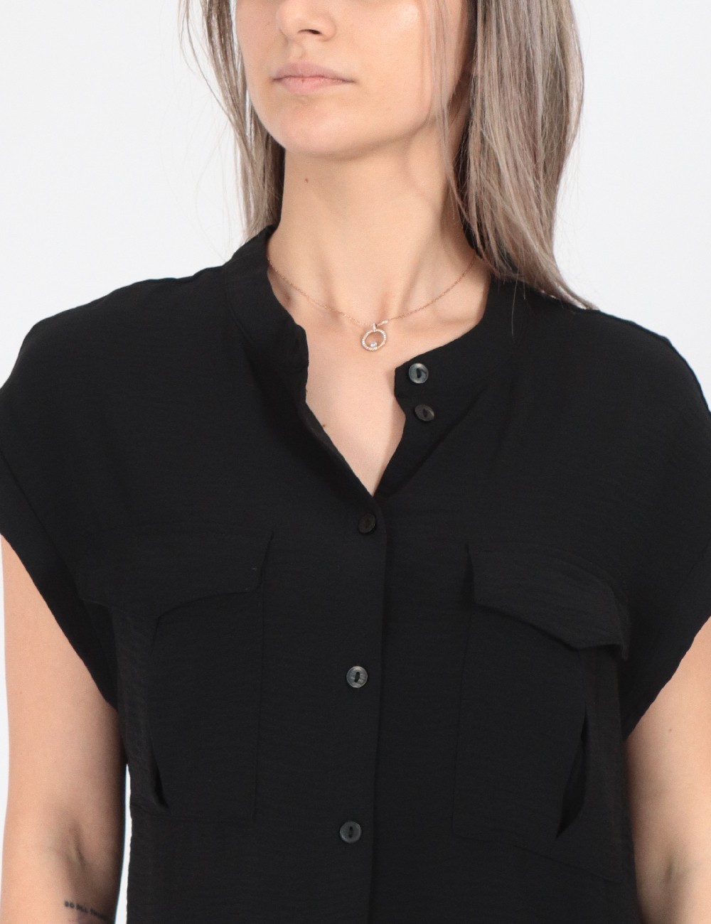 Camasa Vero Moda, negru - 1 | YEO