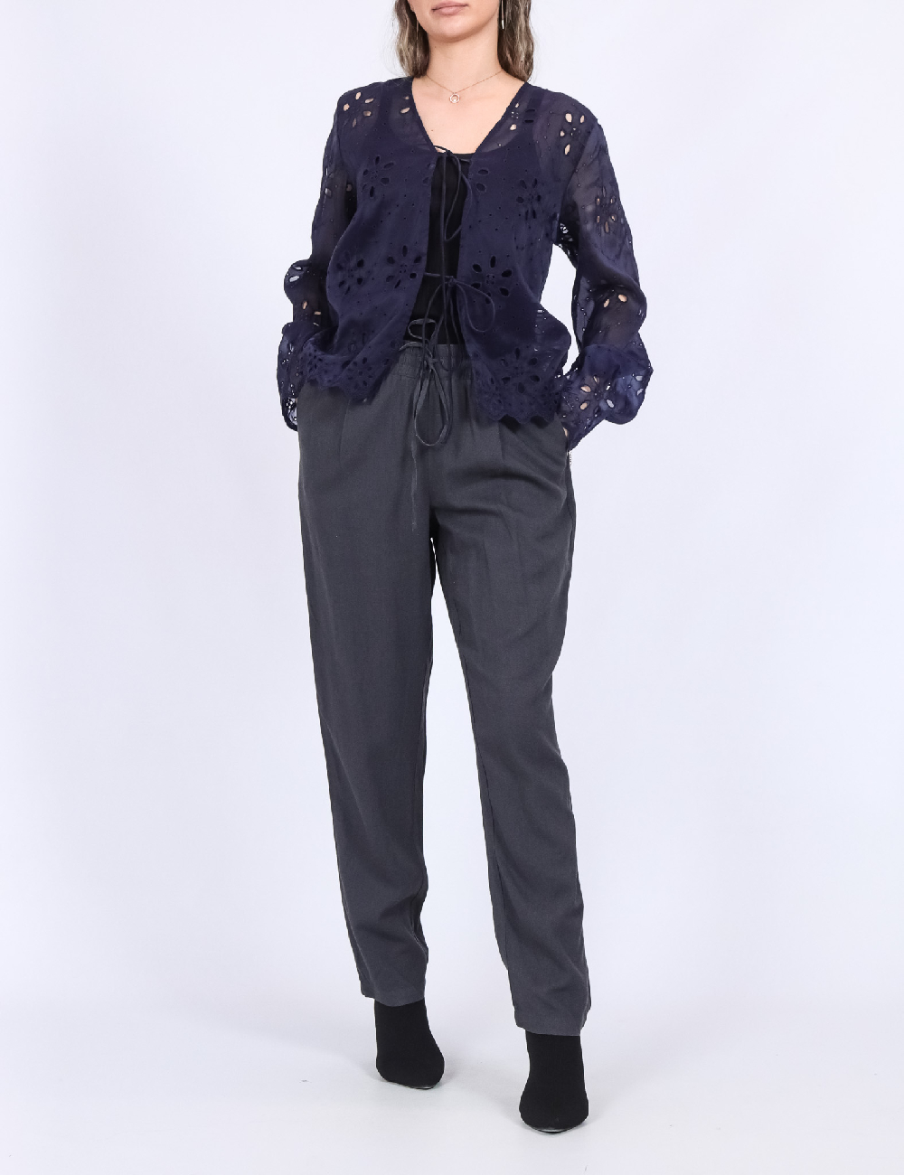 Bluza Vero Moda, bleumarin