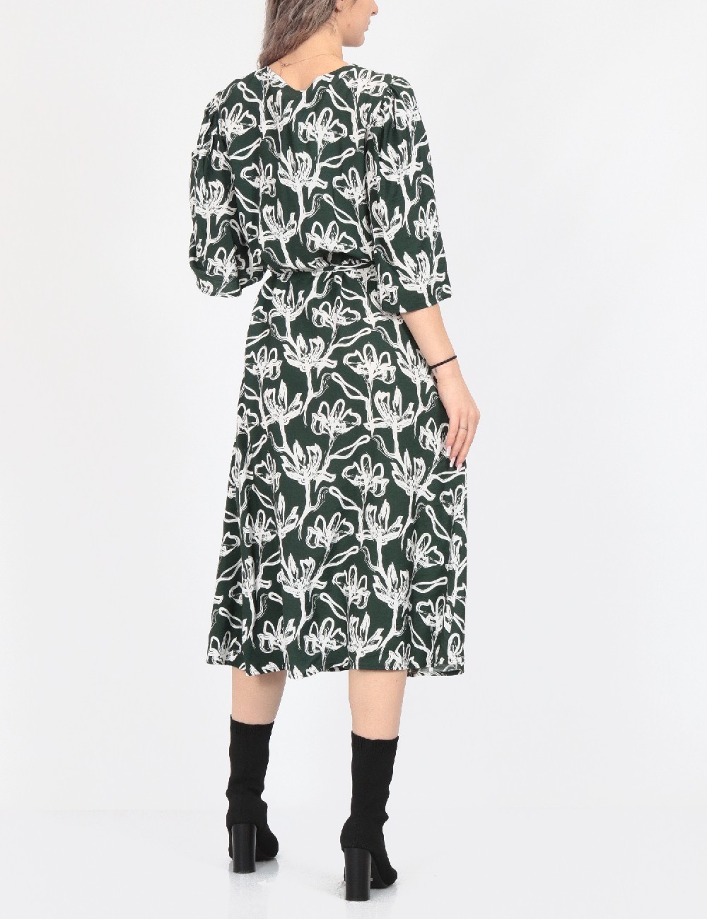 Rochie medie Vero Moda, verde - 1 | YEO