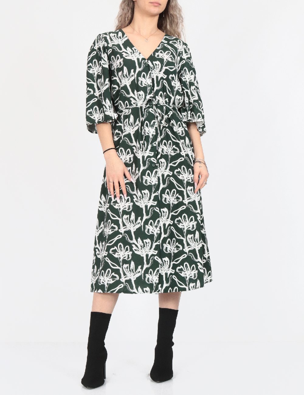 Rochie medie Vero Moda, verde