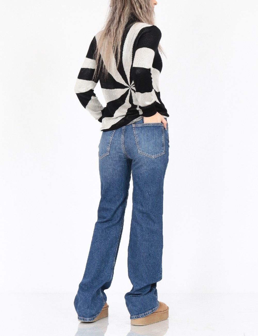 Blugi Vero Moda, albastru - 1 | YEO