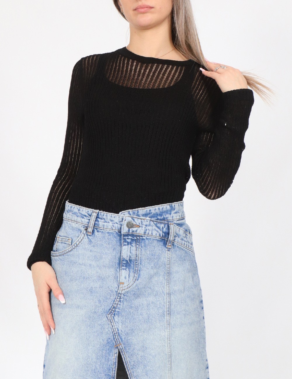 Fusta Vero Moda, albastru - 1 | YEO