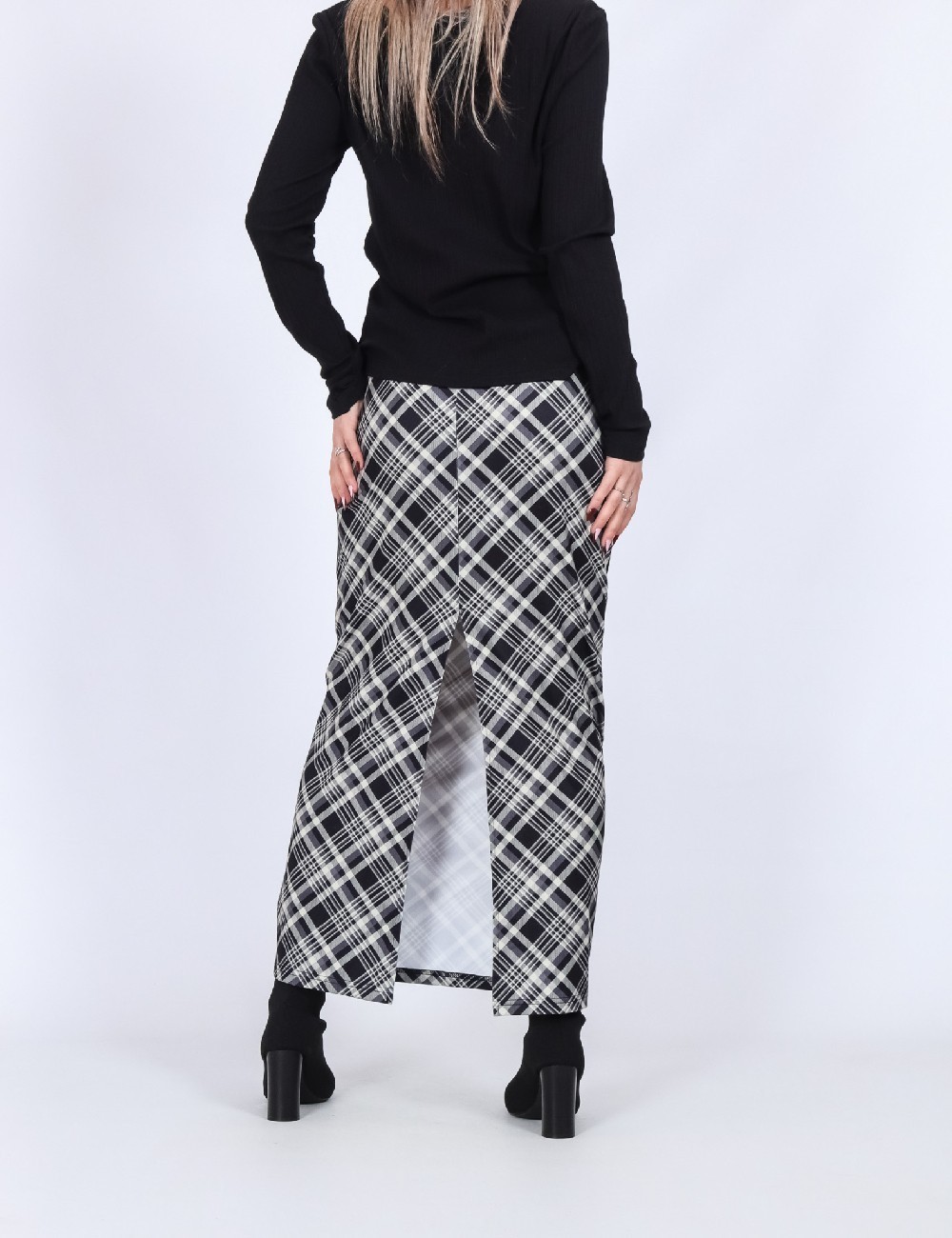 Fusta Noisy May, negru - 1 | YEO