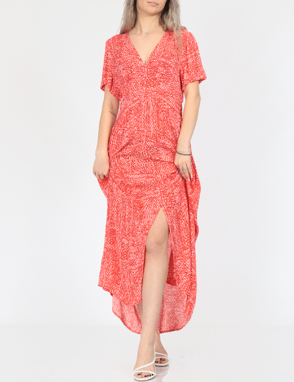 Rochie lunga Vero Moda, rosu