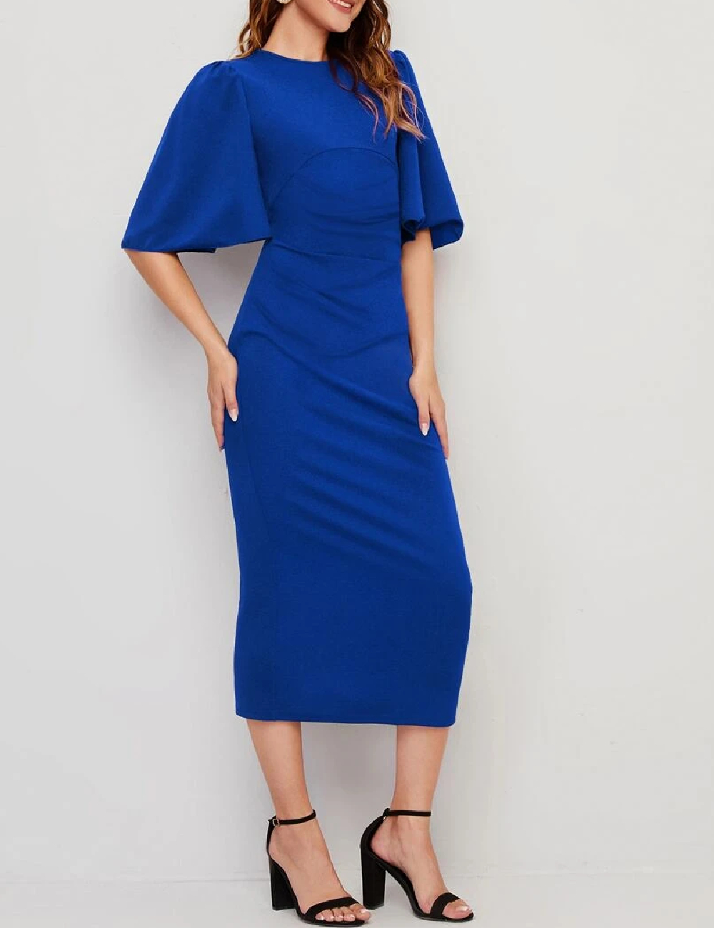 Rochie medie SHEIN, albastru