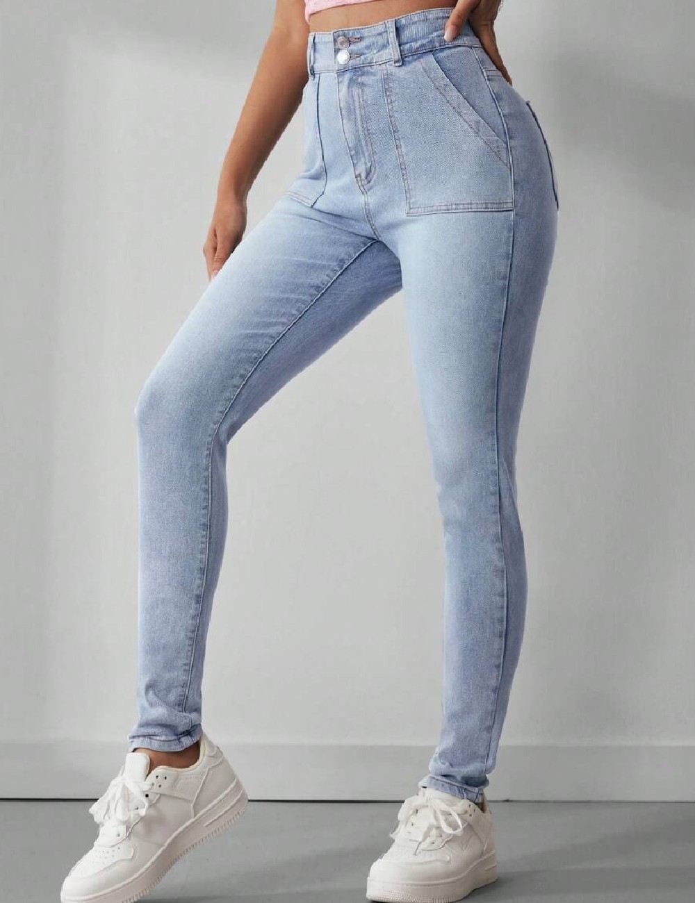 Blugi SHEIN, bleu - 1 | YEO