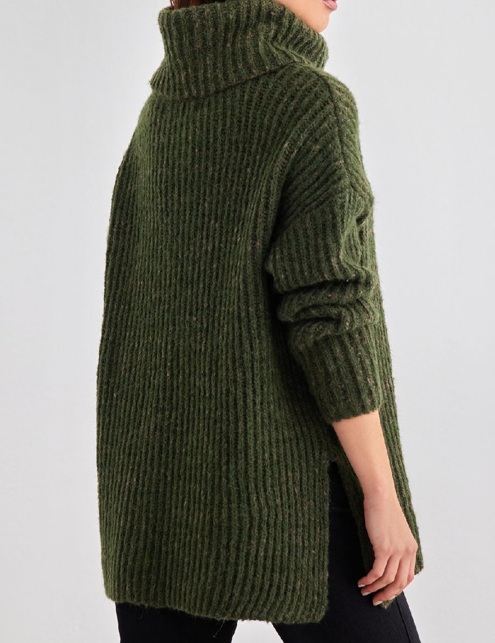 Pulover Vero Moda, verde inchis - 1 | YEO