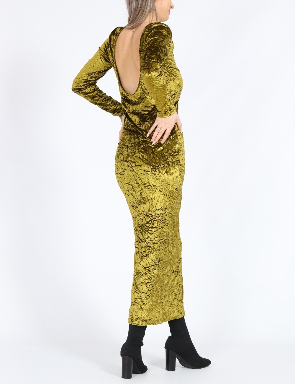 Rochie lunga Vero Moda, verde - 1 | YEO