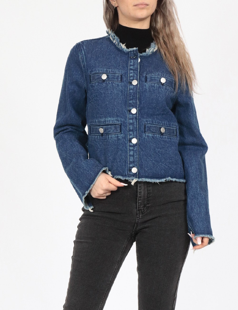 Jacheta Vero Moda, albastru - 1 | YEO