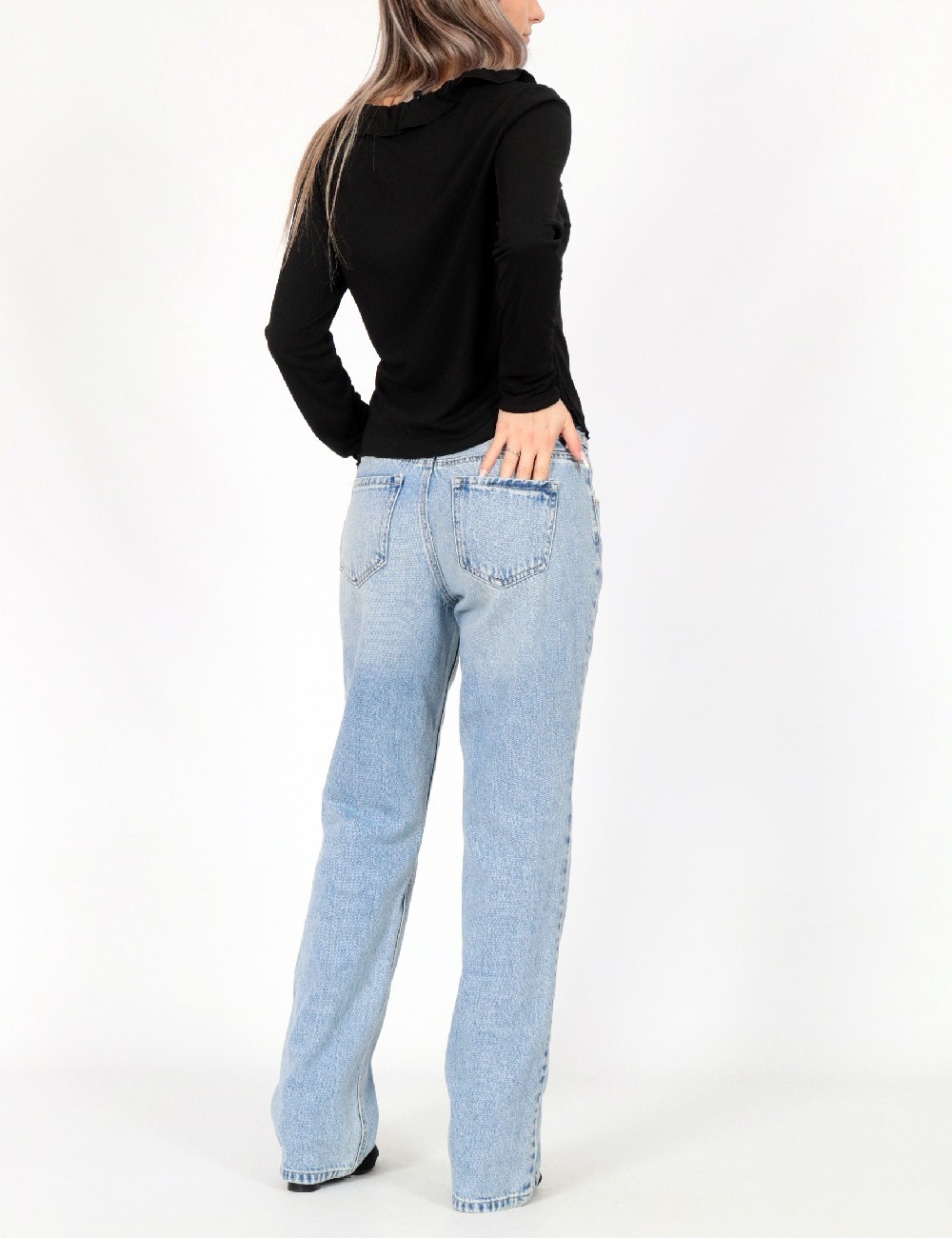 Blugi Vero Moda, albastru - 1 | YEO