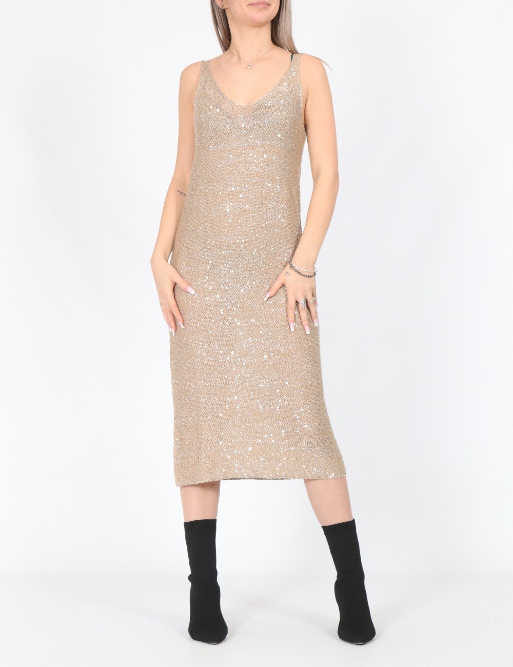 Rochie medie Vero Moda, maro - 1 | YEO
