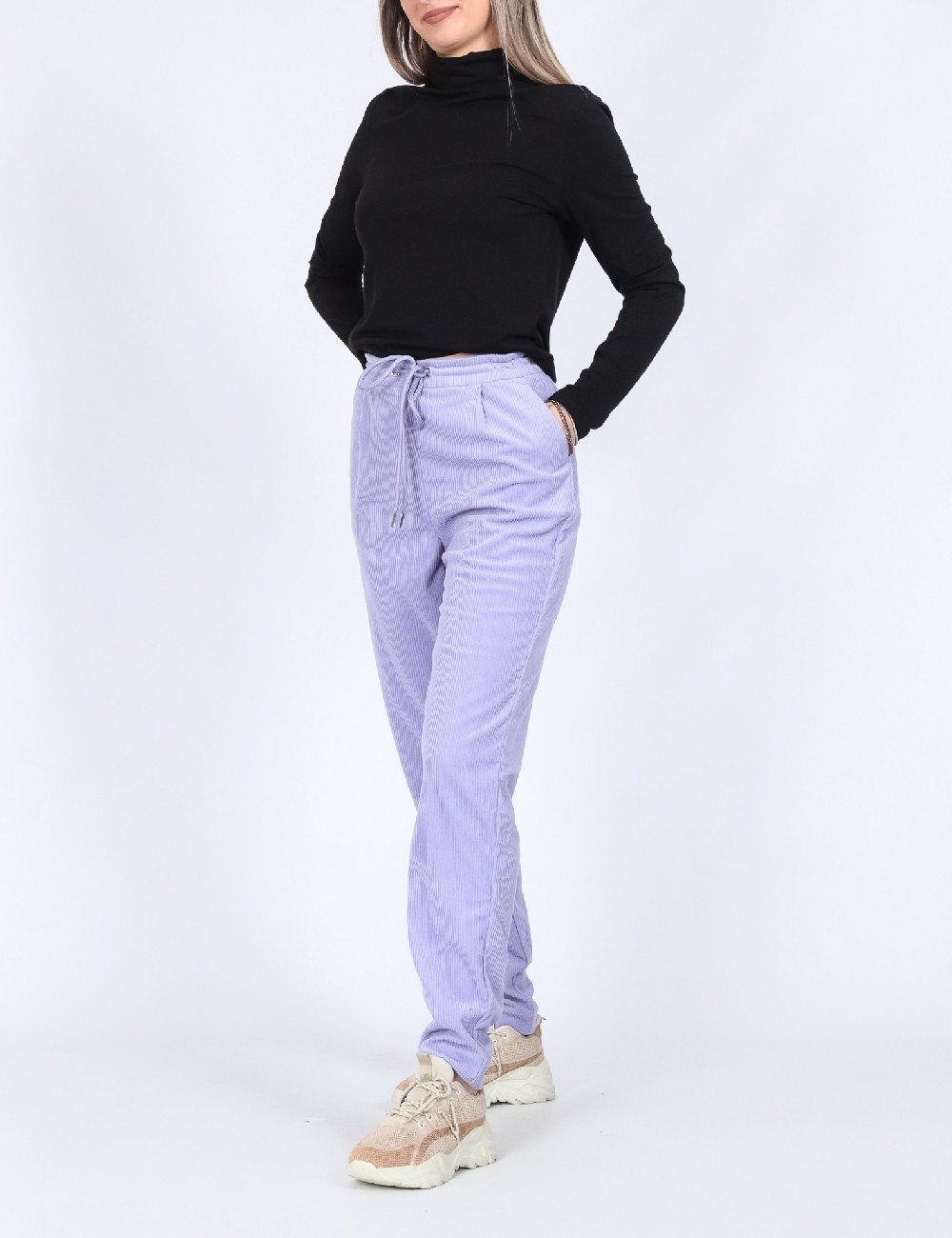 Pantaloni Vero Moda, mov - 1 | YEO