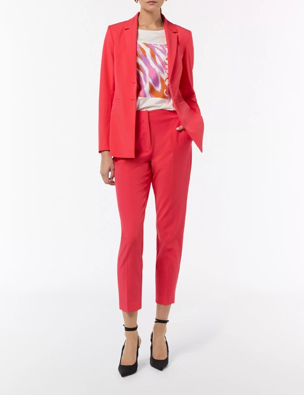Pantaloni Comma, roz - 1 | YEO