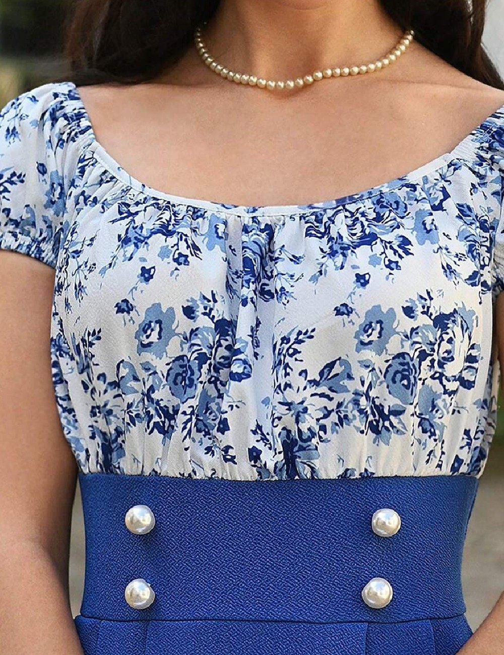 Rochie medie SHEIN, albastru - 1 | YEO