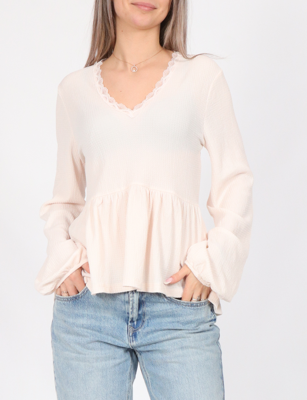 Bluza Vero Moda, roz pal