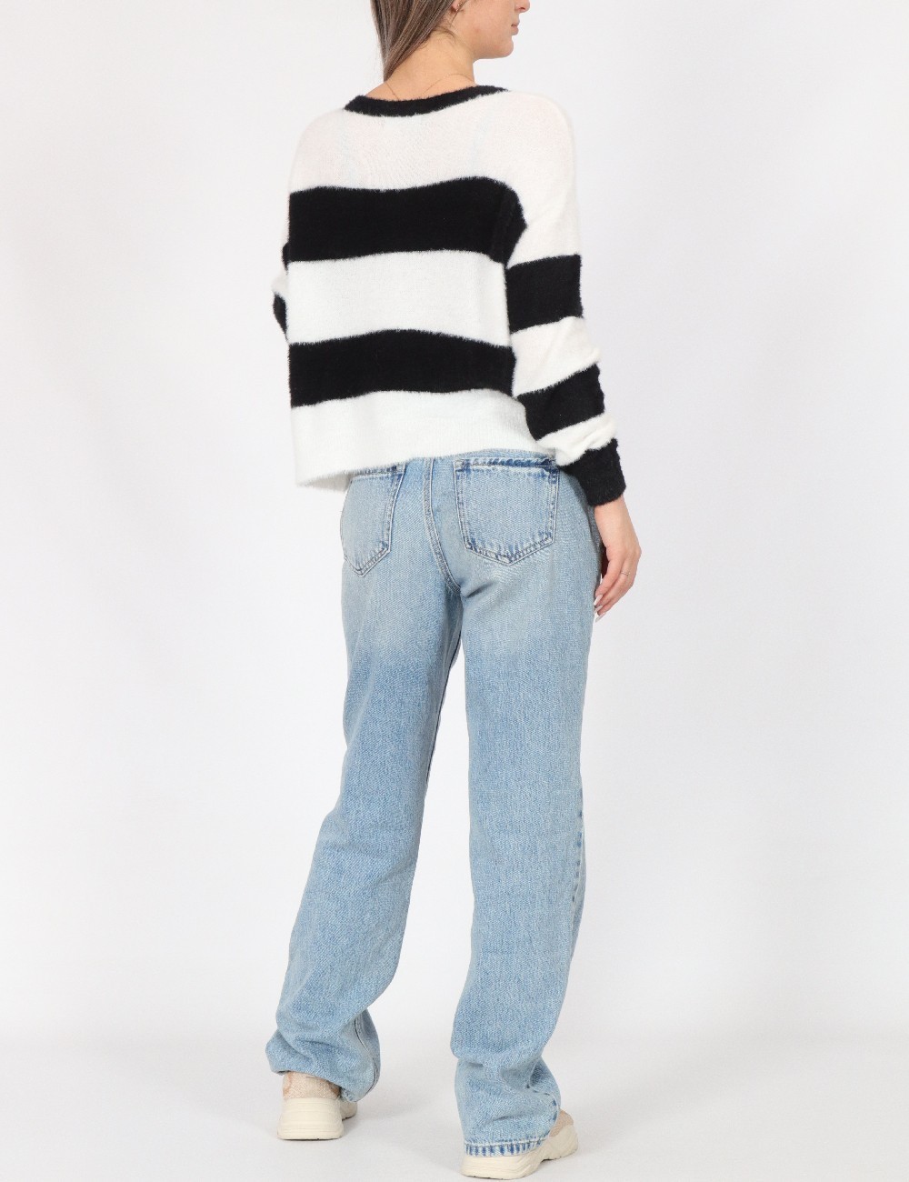 Bluza SHEIN, alb/negru - 1 | YEO